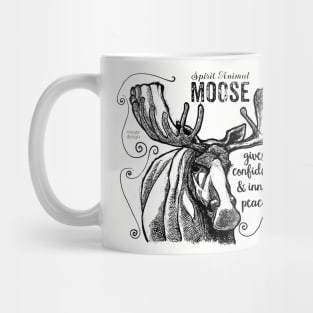 spirit animal - moose Mug